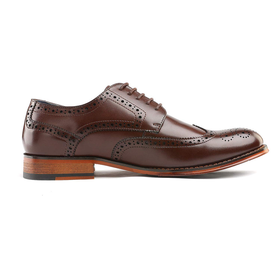 Bruno Marc Zapatos de Oxfords Cordones para Hombres