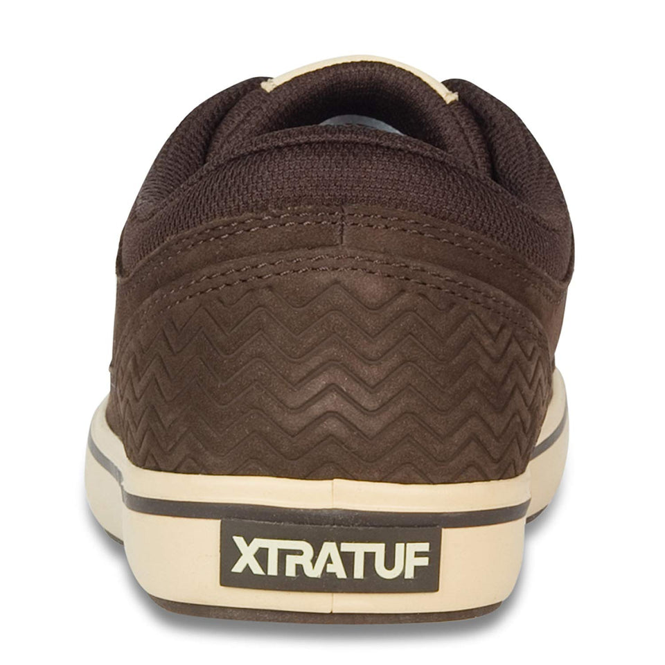 XTRATUF Chumrunner 22401 - Zapatos de piel de nobuk para hombre, color café